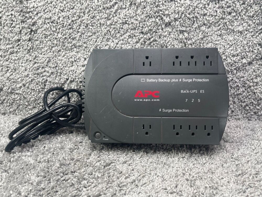 APC ES 750 Back UPS Battery Back Up Surge Protection DL725VT